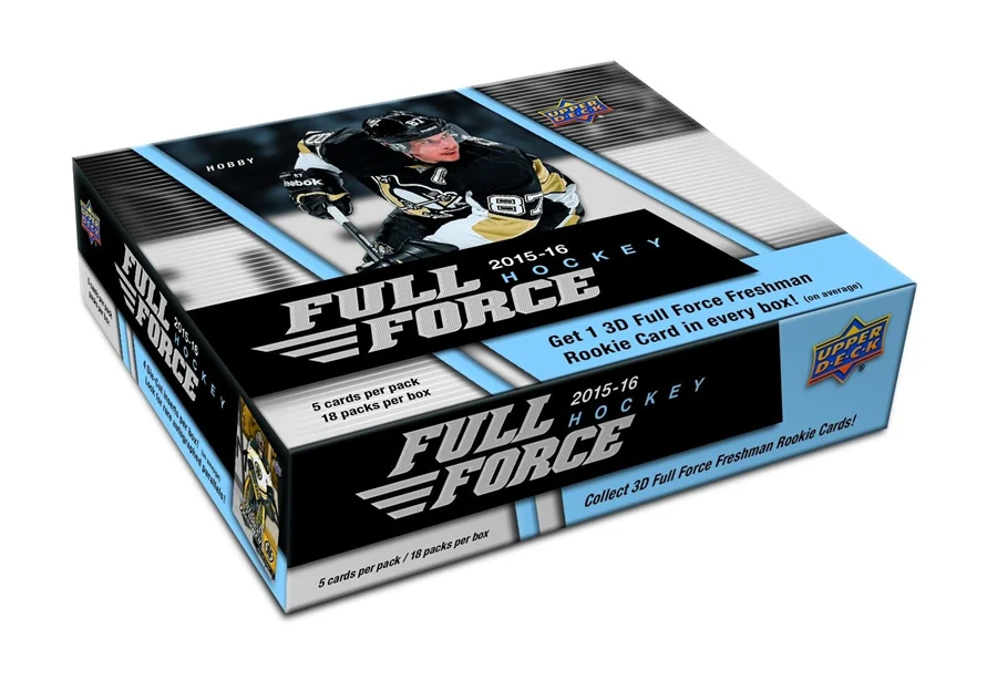 2015-16 Upper Deck Full Force NHL Hockey Hobby Case (Boxes of 8)