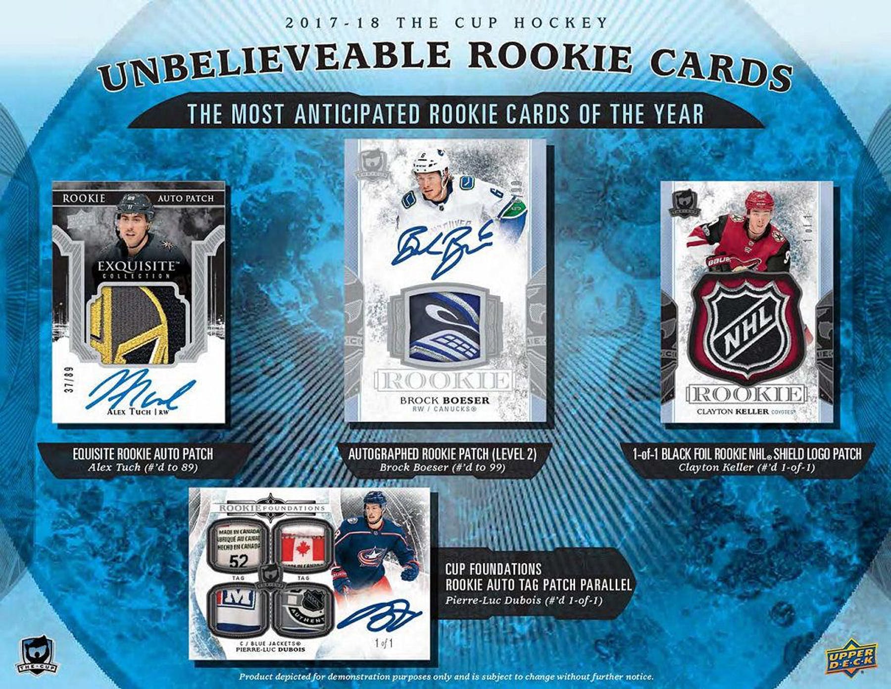 2017-18 Upper Deck The Cup NHL Hockey Hobby Case (Boxes of 3) - Image 2