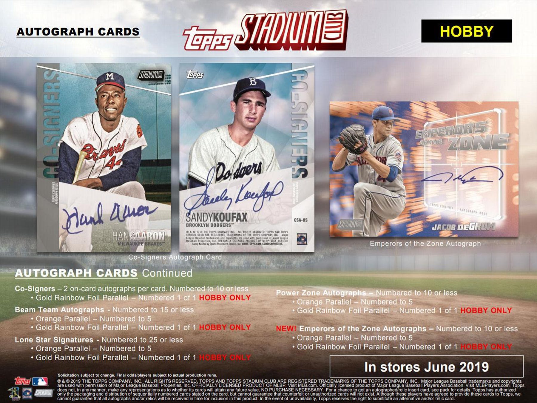 2019 Topps Stadium Club Baseball Hobby Box - Image 3