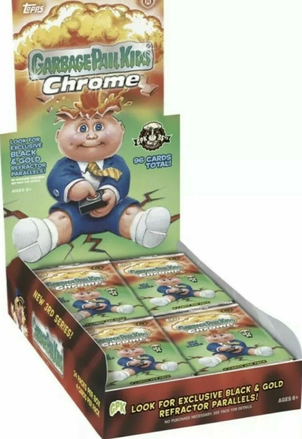 2020 Topps Garbage Pail Kids Chrome Series 3 Hobby Box - Image 2