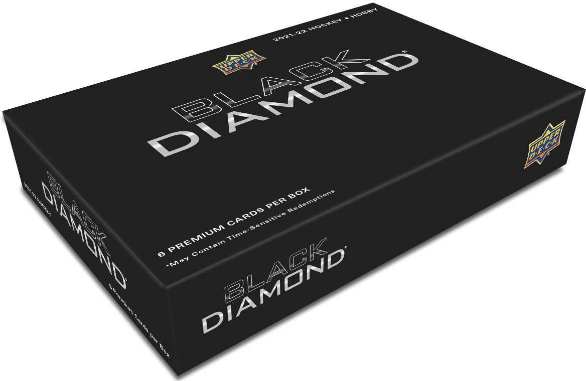 2021-22 Upper Deck Black Diamond Hockey Hobby Case (Master Case of 10 Boxes )