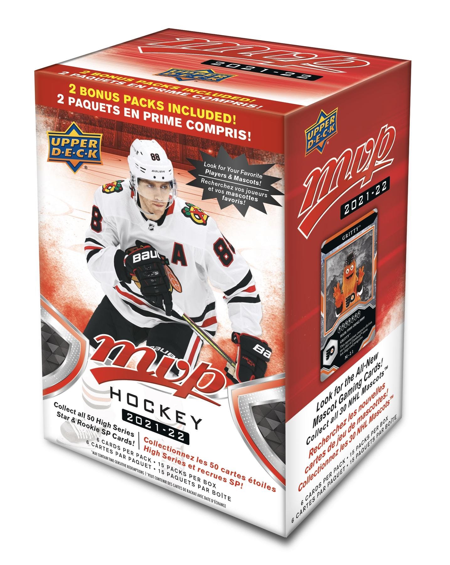 2021-22 Upper Deck MVP Hockey Blaster Case (Case of 20 Boxes) - Image 2