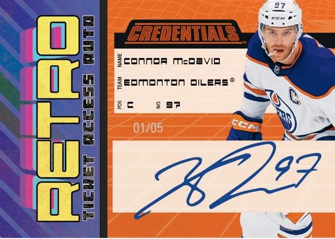 2023-24 Upper Deck Credentials Hockey Hobby Box - Image 6