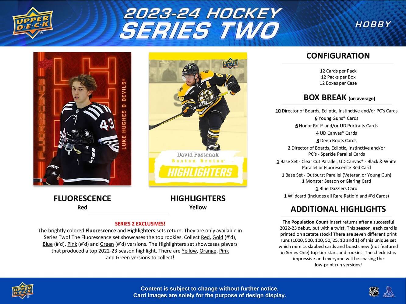2023-24 Upper Deck Series 2 Hockey Hobby Box - Image 8
