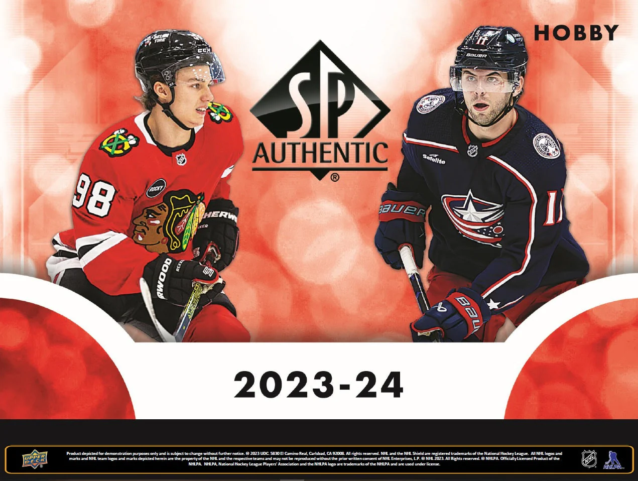 2023-24 Upper Deck SP Authentic Hobby Box Case (Case of 16 Boxes)
