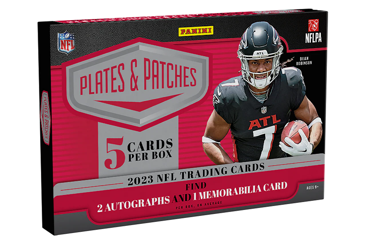 2023 Panini Plates and Patches Football Hobby Box