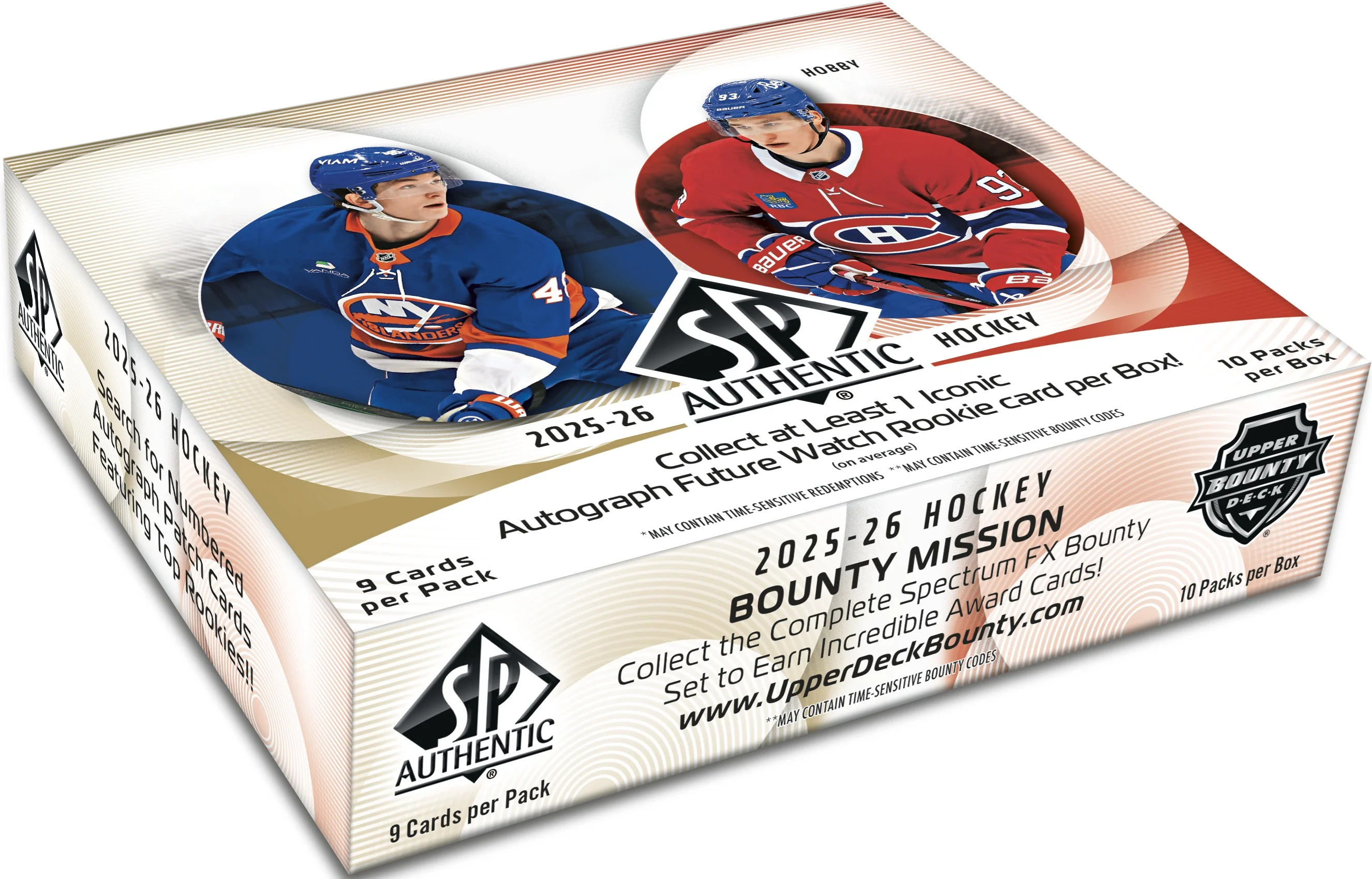 2025-26 Upper Deck SP Authentic Hockey Hobby Box