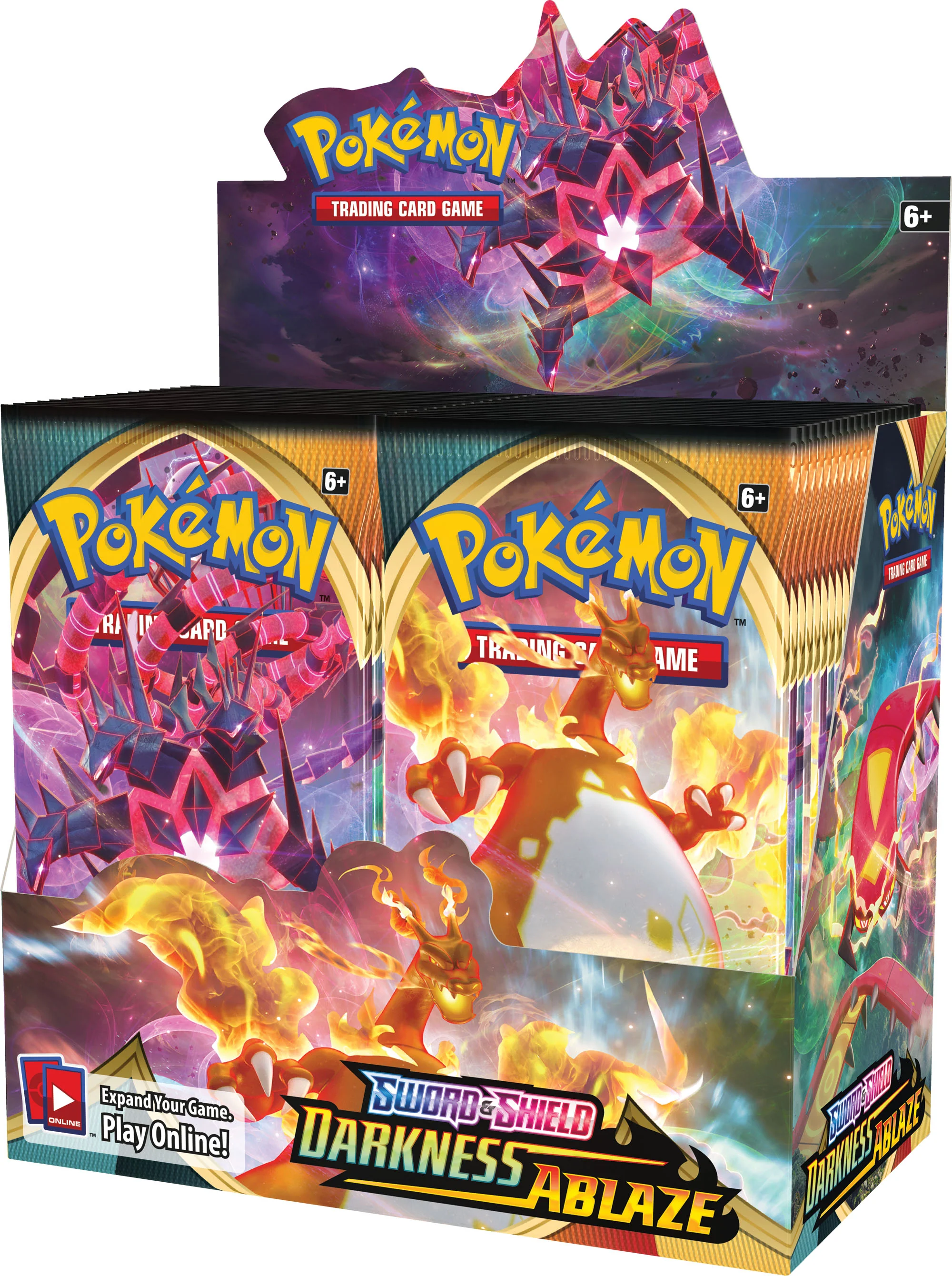 Pokemon Sword & Shield Darkness Ablaze Booster Case (Case of 6 Boxes)