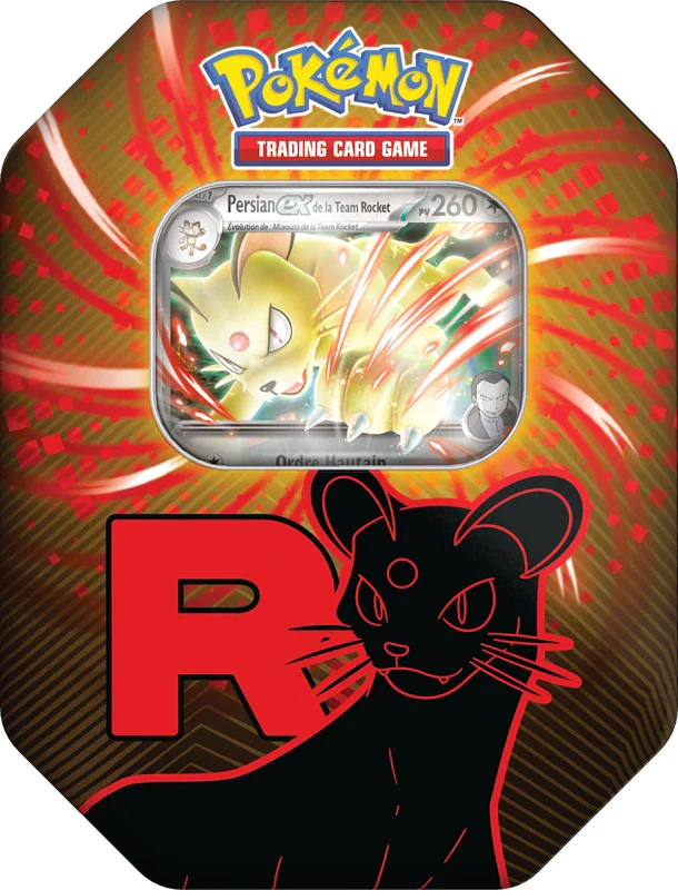 Pokemon Team Rocket Persian EX Tin (French)